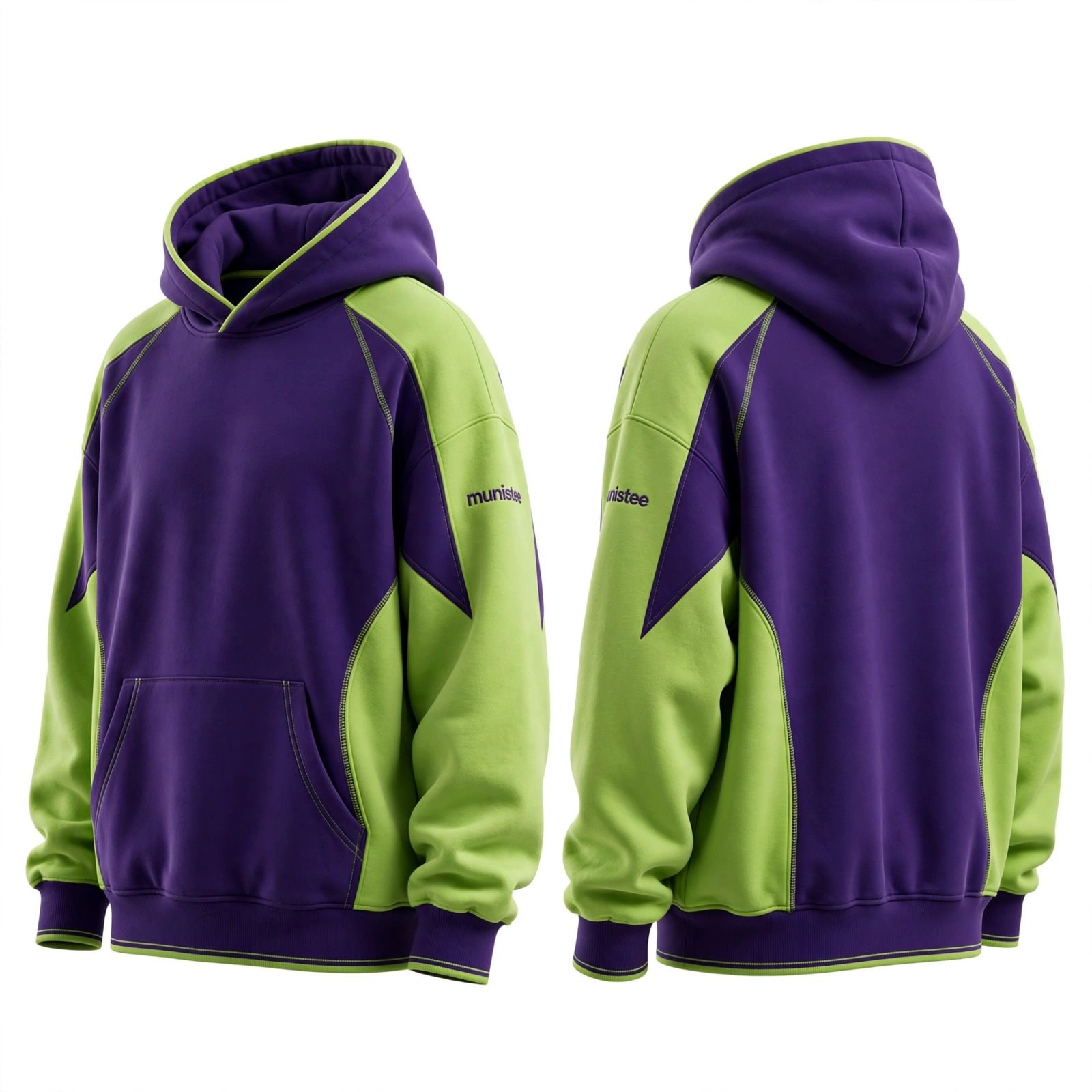 Munistee Signature Neon Street Hoodie